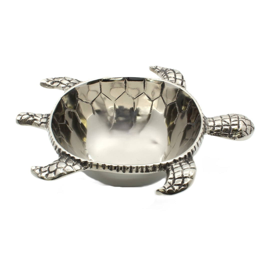 Silver turtle-shaped bowl| Aluminum | 310003