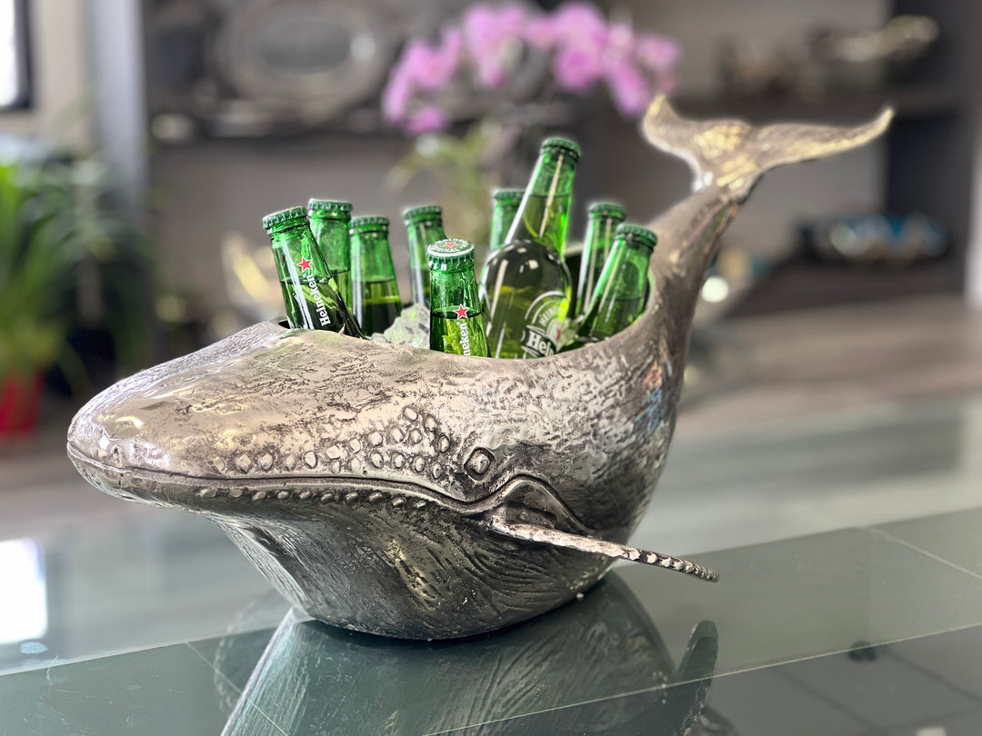 Large Whale / Bottle Holder/decorative vase / 310020