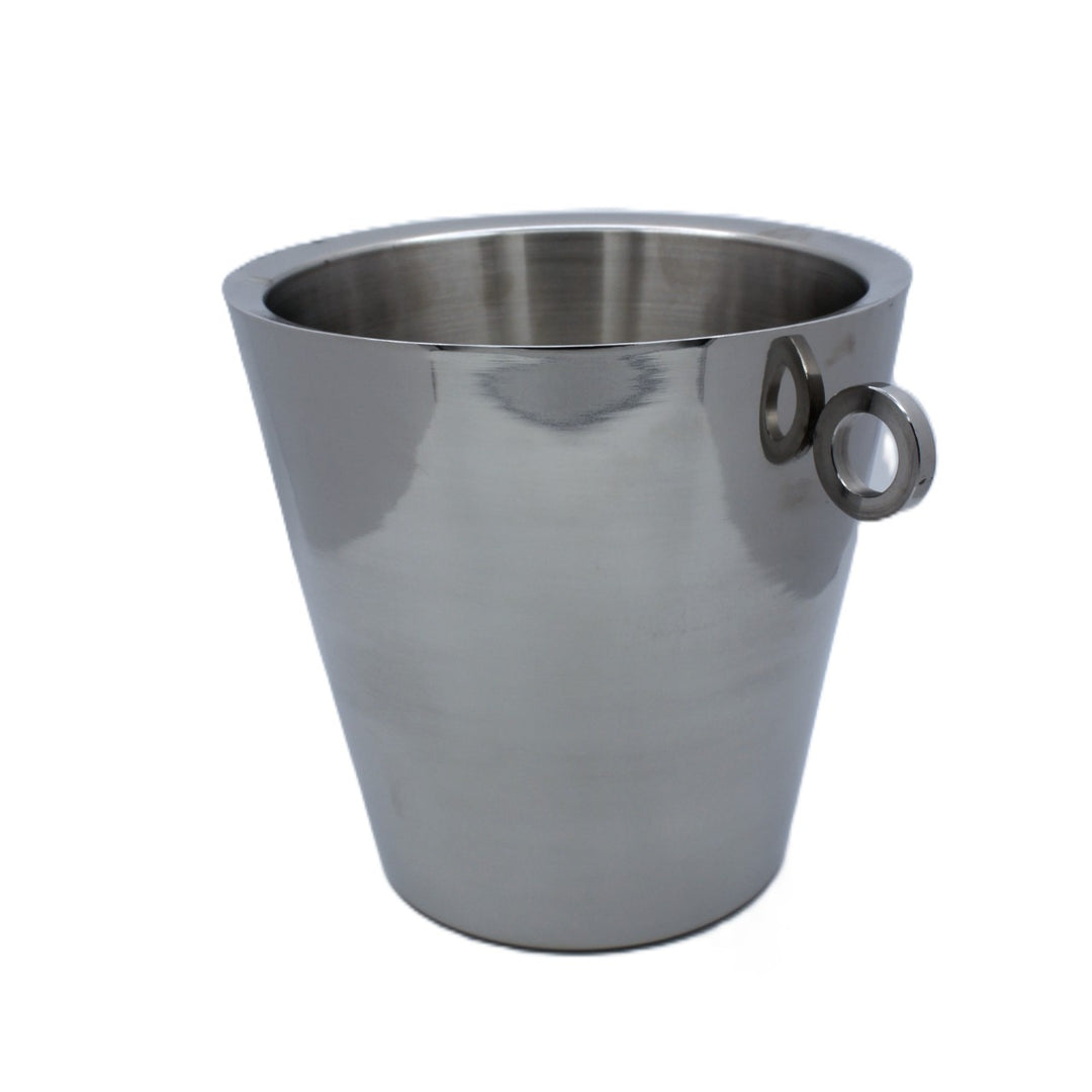 Ice Bucket | Double Wall | Stainless Steel | Mirror Finish 