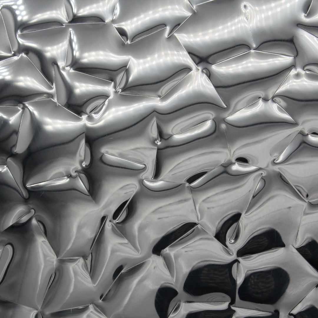 Slant Ice Bucket | Double wall | Stainless Steel | Ice Pattern