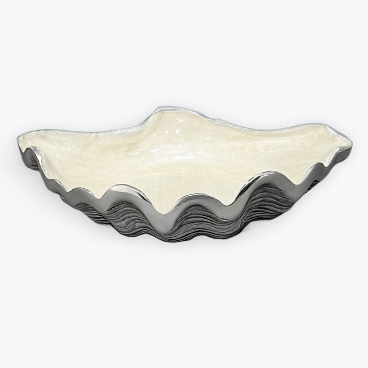 Aluminum Shell Serving Bowl with Enamel Interior / 22222