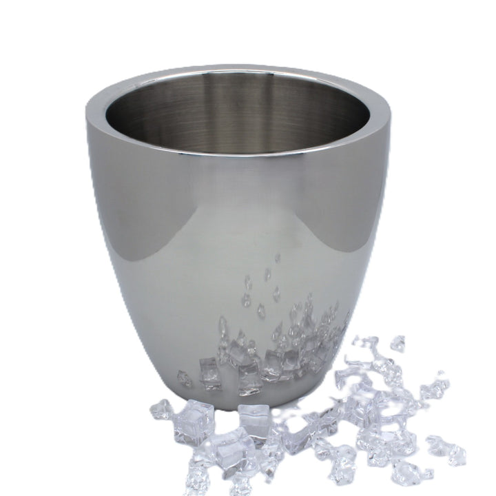 Ice Bucket | Double wall | Stainless Steel | Mirror Finish