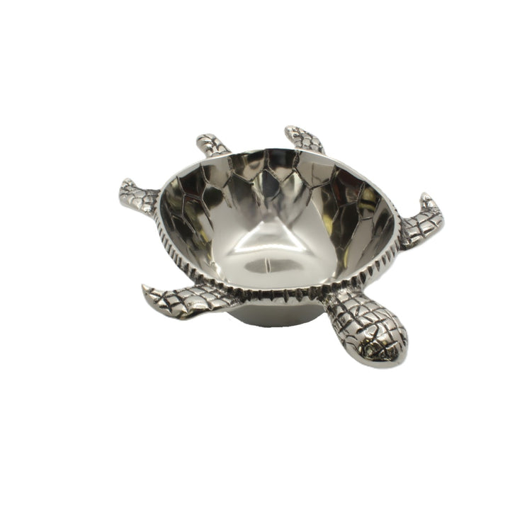 Silver turtle-shaped bowl| Aluminum | 310003