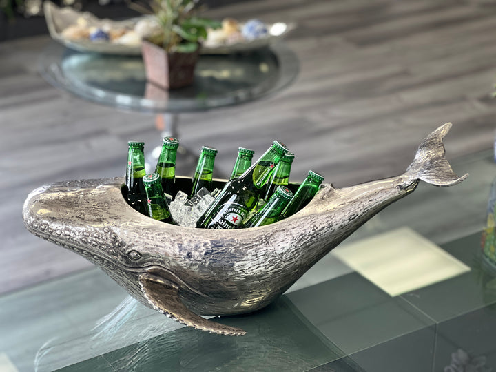 Large Whale / Bottle Holder/decorative vase / 310020