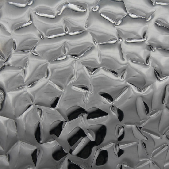 Round Bowl | Double Wall | Stainless Steel | Ice Pattern 