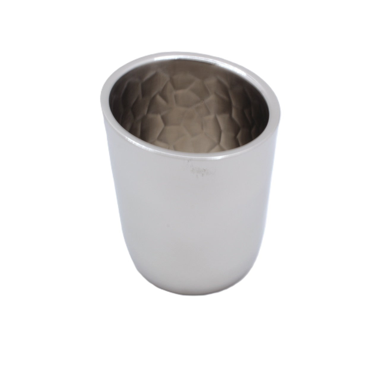 Slant Ice Bucket | Double wall | Stainless Steel | Ice Pattern