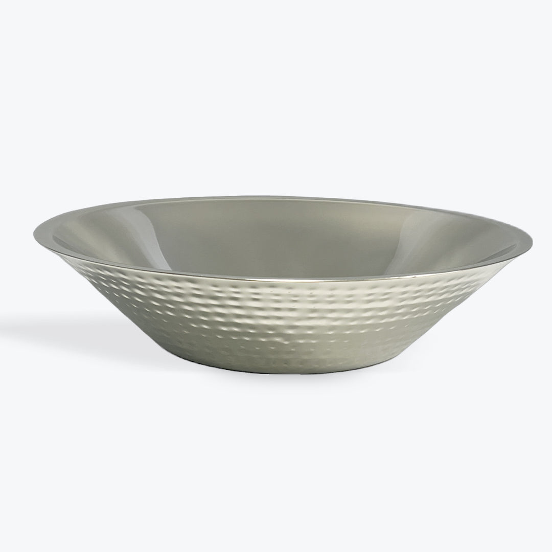 Round Serving Bowl | Double Wall | Stainless Steel