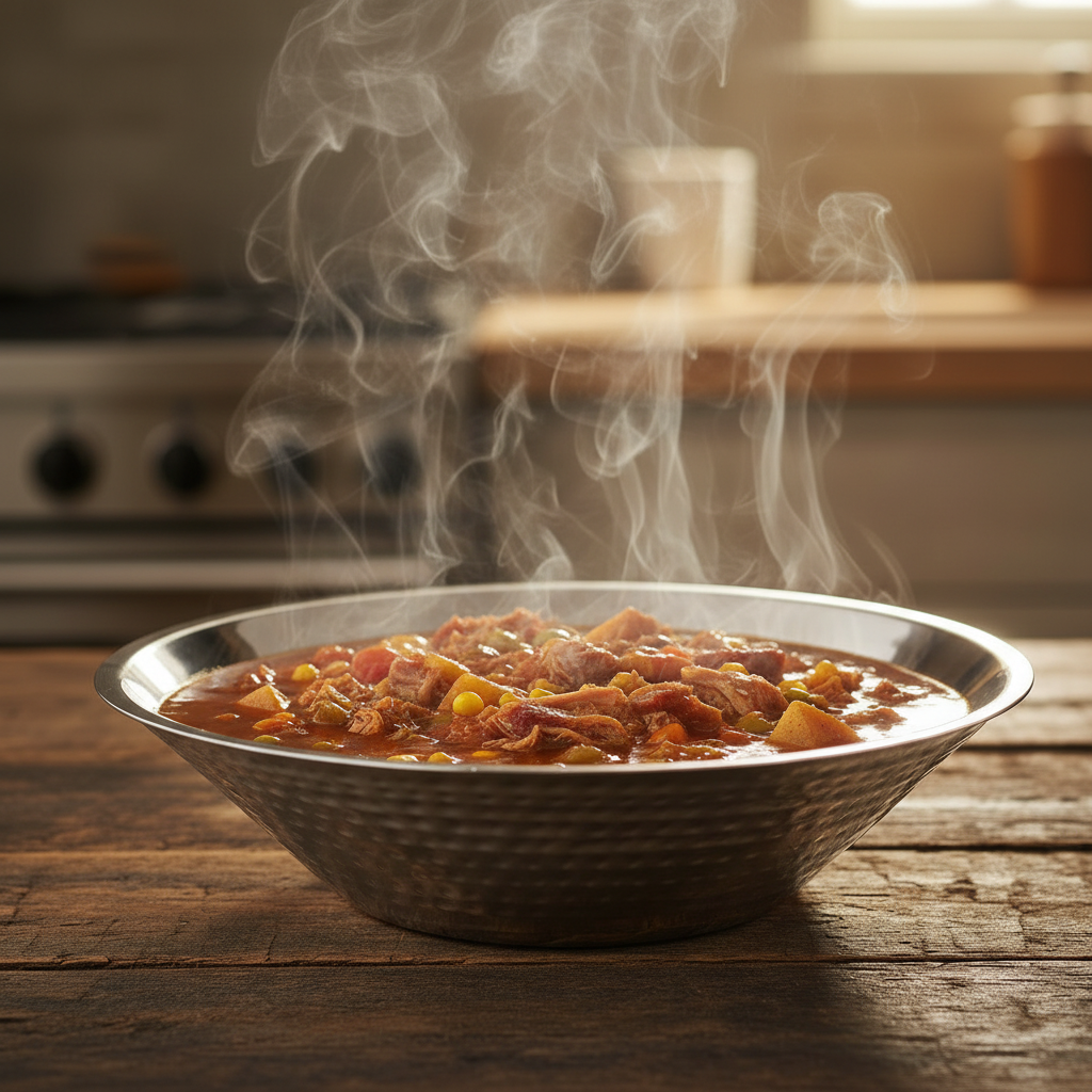 Round Serving Bowl | Double Wall | Stainless Steel