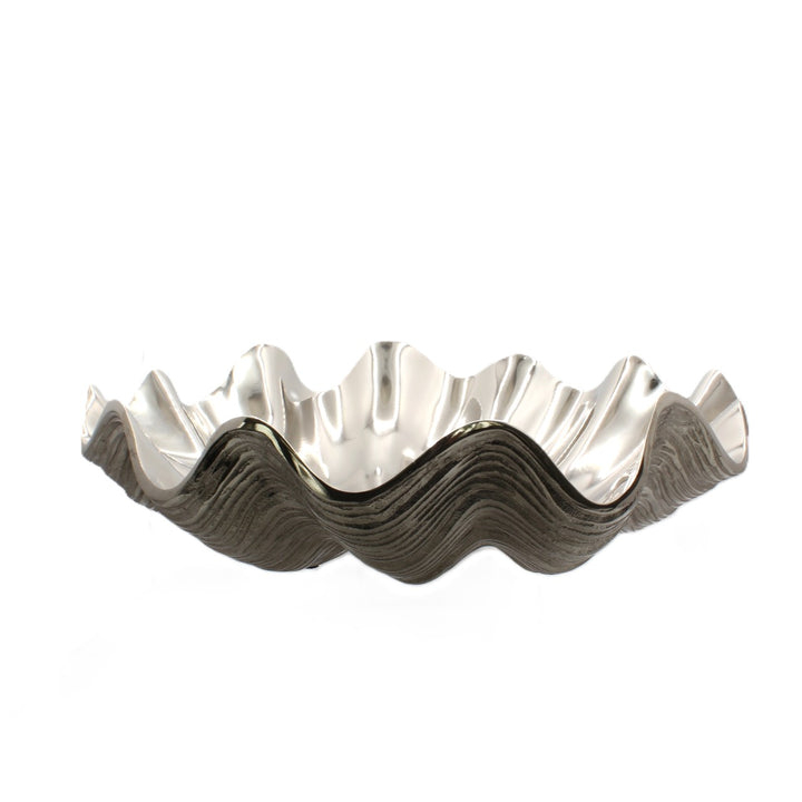 Silver wavy bowl |Aluminum | 310005