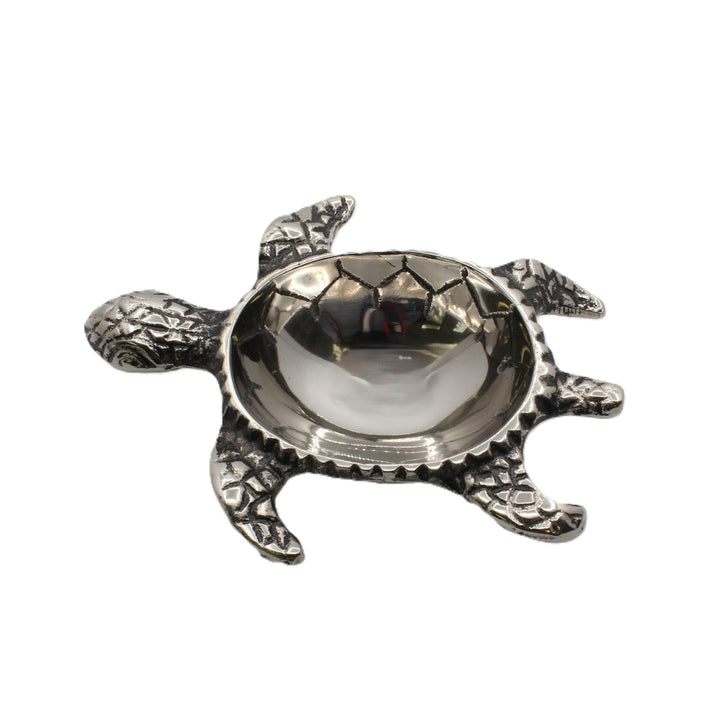 Silver turtle-shaped bowl | Aluminum | 310002