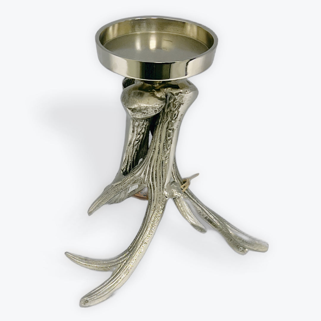 Aluminum Antler horn candle holder /68890