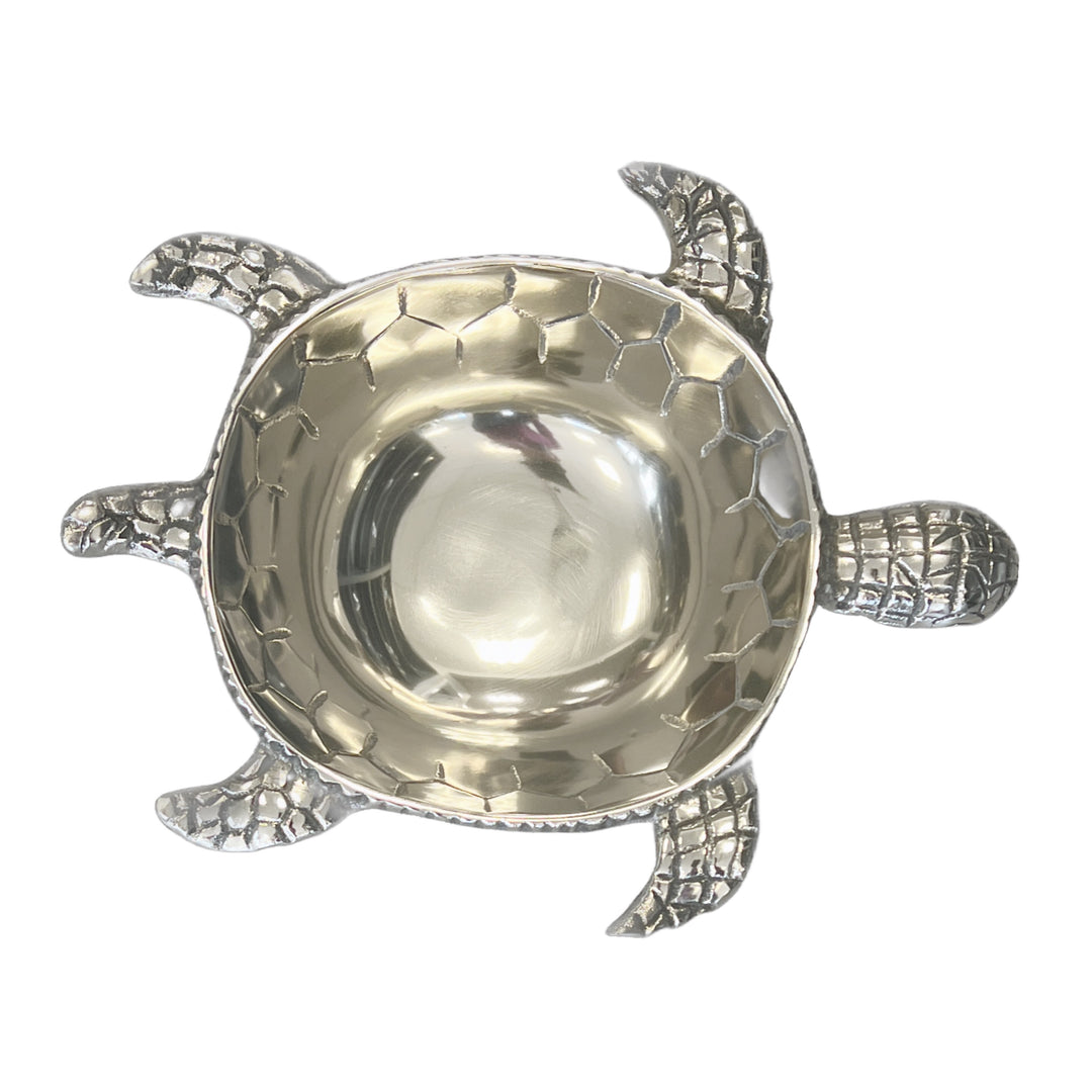 Silver turtle-shaped bowl| Aluminum | 310003
