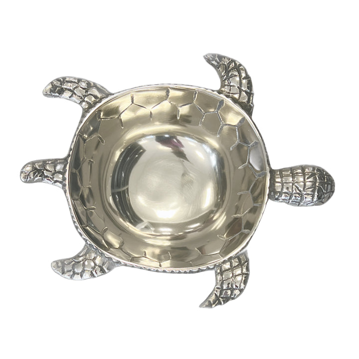 Silver turtle-shaped bowl| Aluminum | 310003