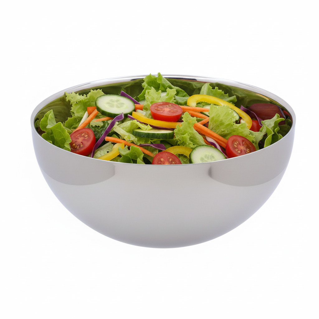 Round Bowl | Double wall | Stainless Steel | Mirror Finish