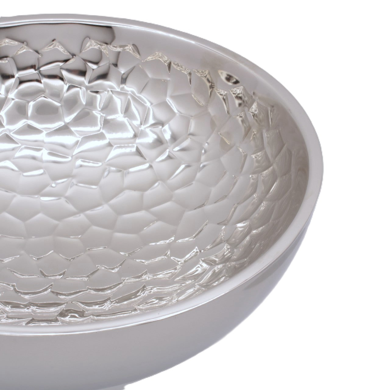 Round Bowl | Double Wall | Stainless Steel | Ice Pattern