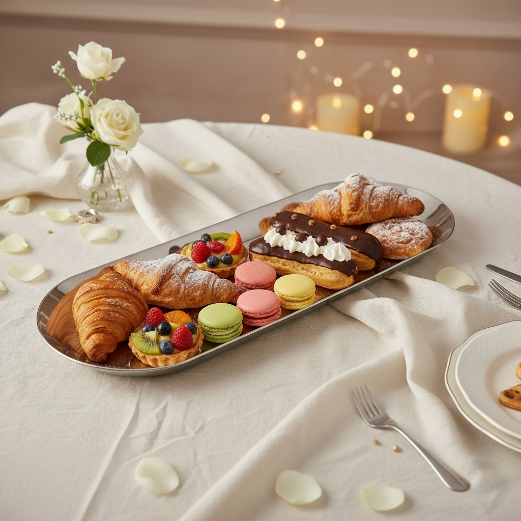 Oval Servingware | Stainless Steel | Double Wall