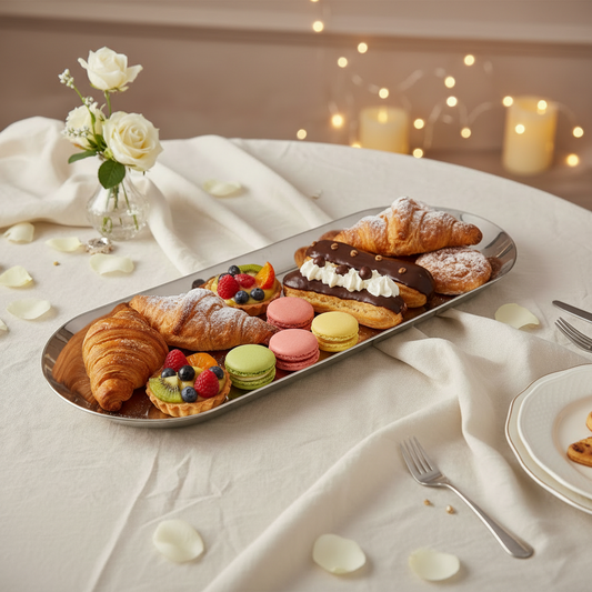 Oval Servingware | Stainless Steel | Double Wall