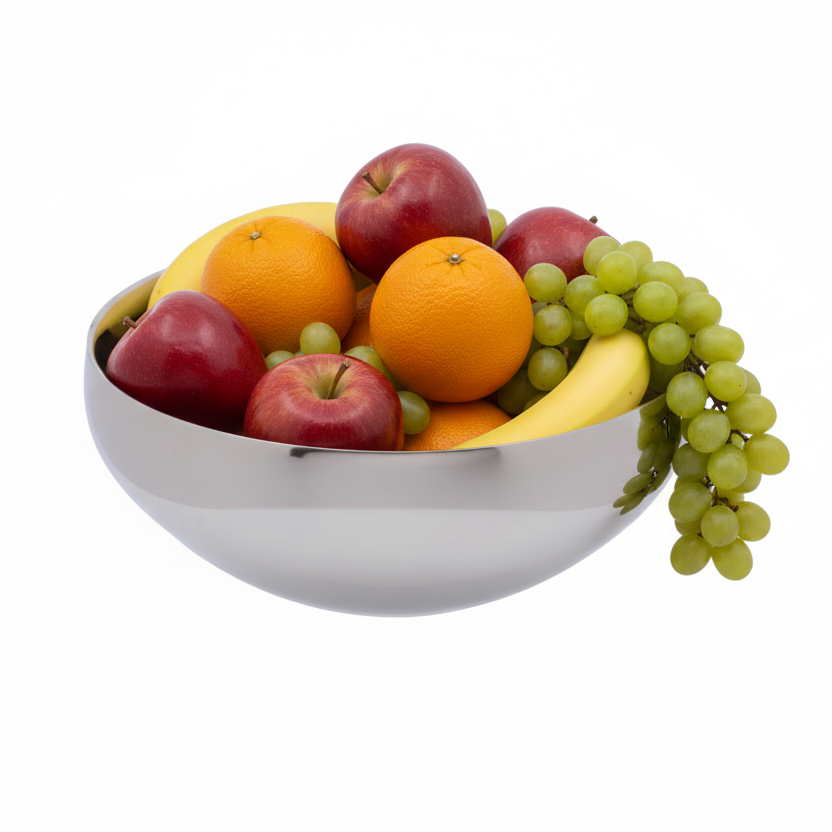 Daisy Bowl | Double Wall | Stainless Steel | Ice Pattern