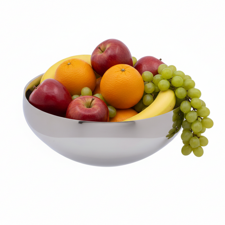 Daisy Bowl | Double Wall | Stainless Steel | Ice Pattern