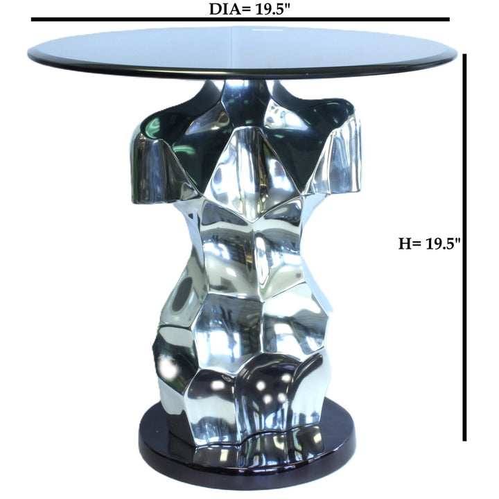 End Table | Silver Color | 310027