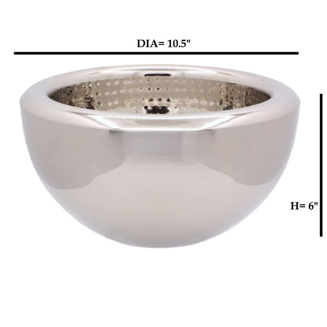Round Serving Bowl | Double Wall | Stainless Steel