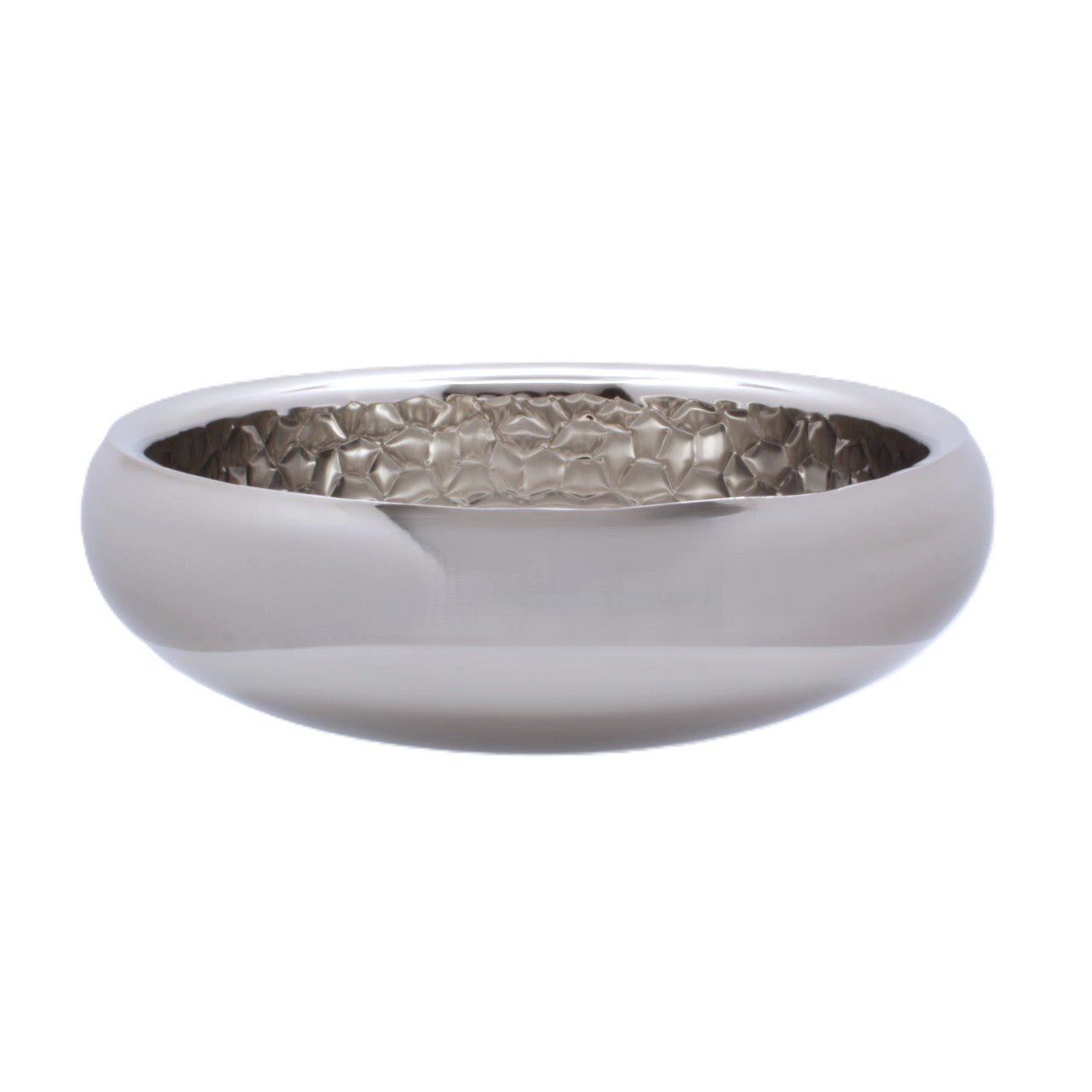 Round Bowl | Double Wall | Stainless Steel | Ice Pattern
