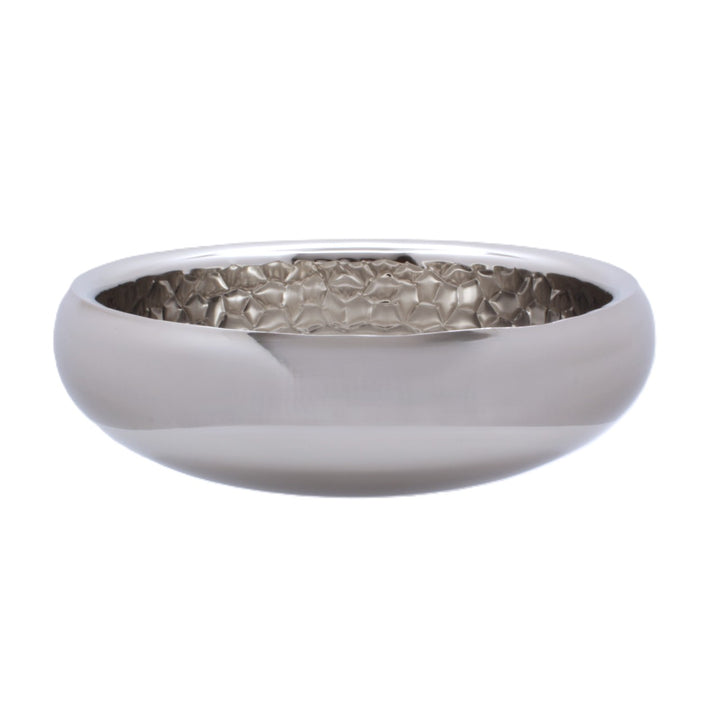 Round Bowl | Double Wall | Stainless Steel | Ice Pattern