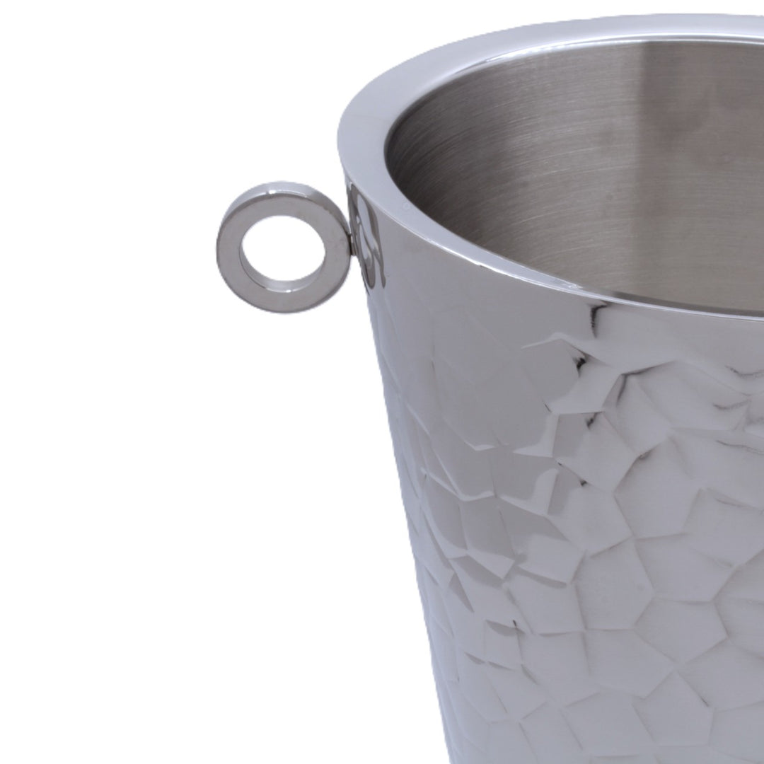 Ice Bucket | Double Wall | Stainless Steel | Ice Pattern