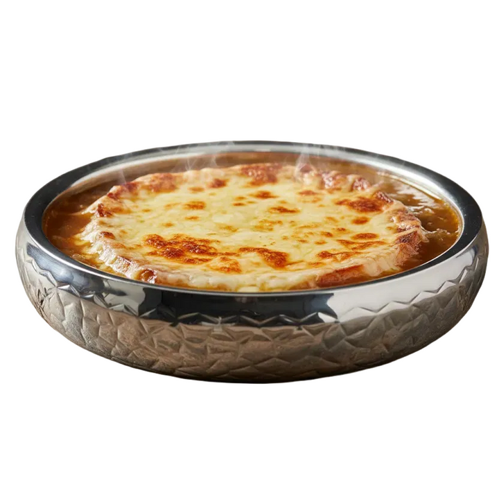 Shallow Belly Serving Bowl | Double Wall | Stainless Steel