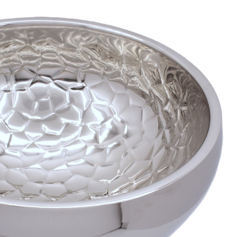Daisy Bowl | Double Wall | Stainless Steel | Ice Pattern