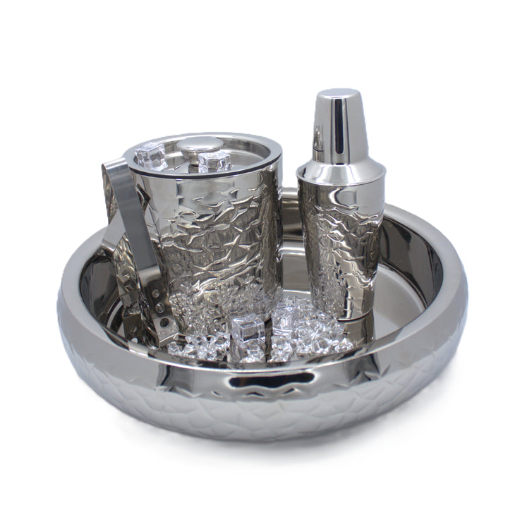 Shallow Belly Serving Bowl | Double Wall | Stainless Steel
