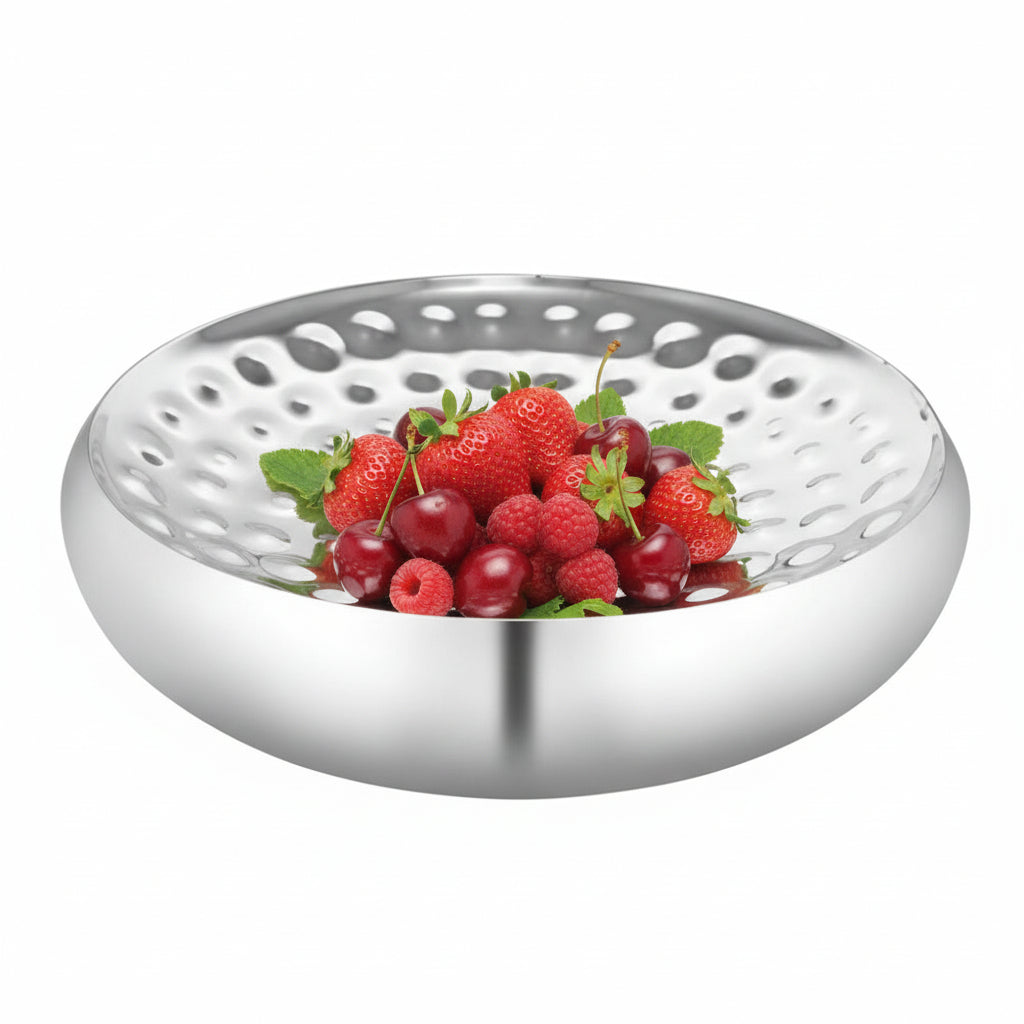 Shallow Servingware | Double Wall | Stainless Steel
