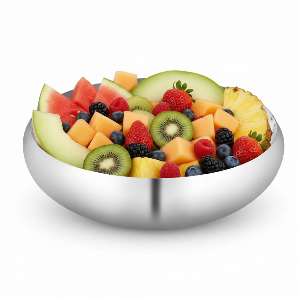 Shallow Servingware | Double Wall | Stainless Steel