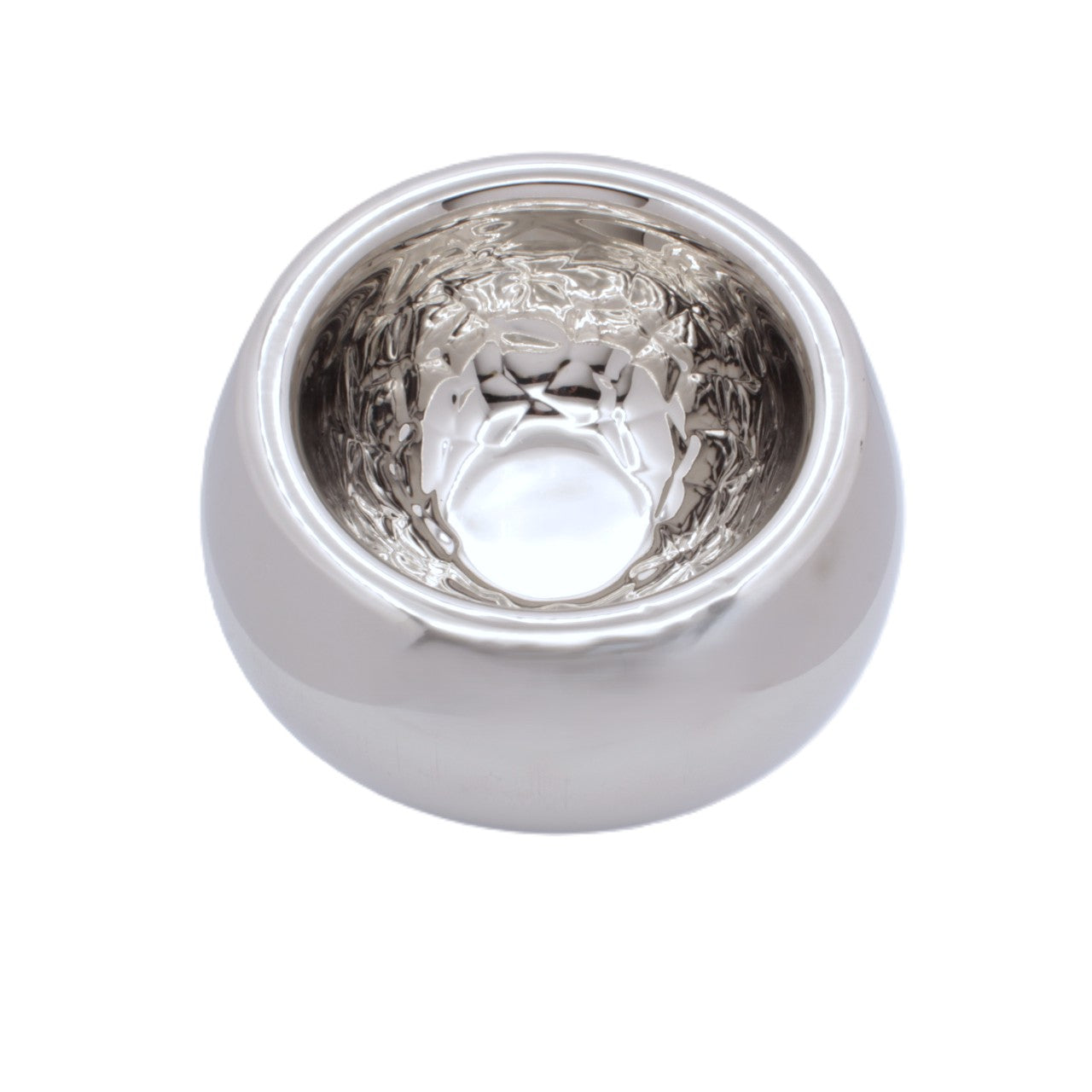 Tapered Serving Bowl | Double Wall | Stainless Steel | Ice Pattern