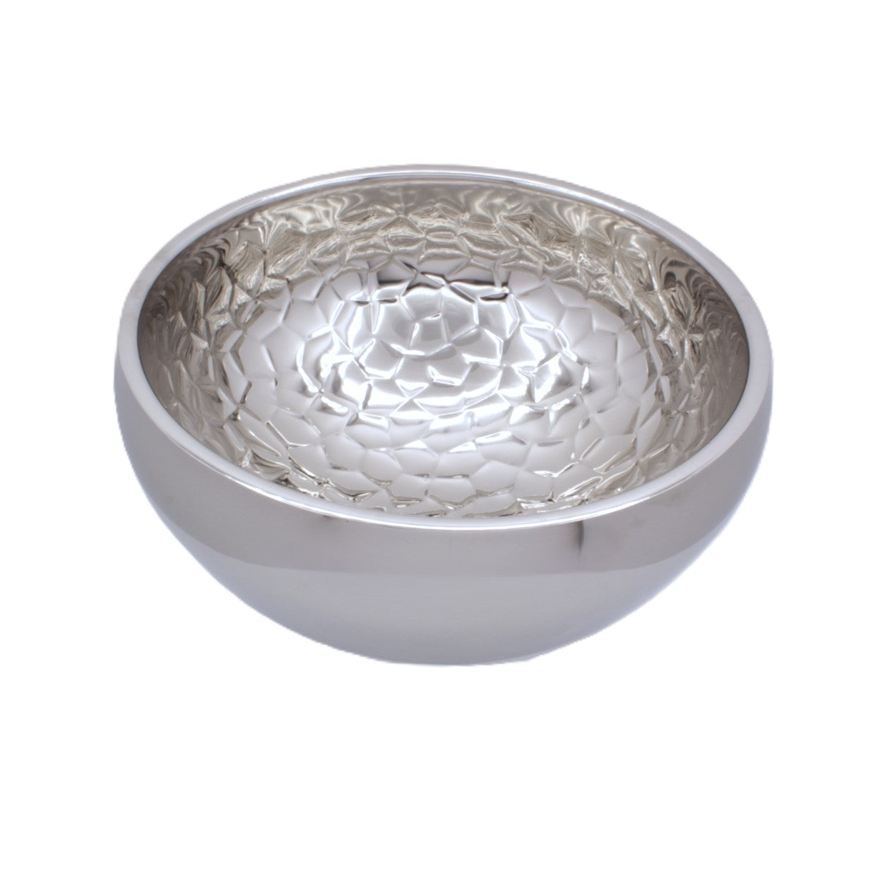 Daisy Bowl | Double Wall | Stainless Steel | Ice Pattern