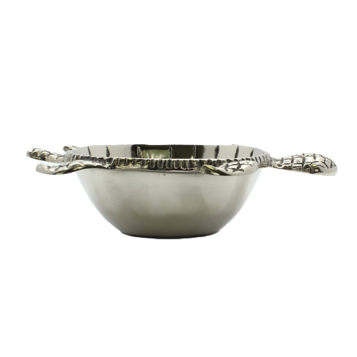 Silver turtle-shaped bowl| Aluminum | 310003