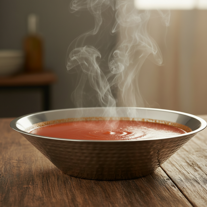 Round Serving Bowl | Double Wall | Stainless Steel
