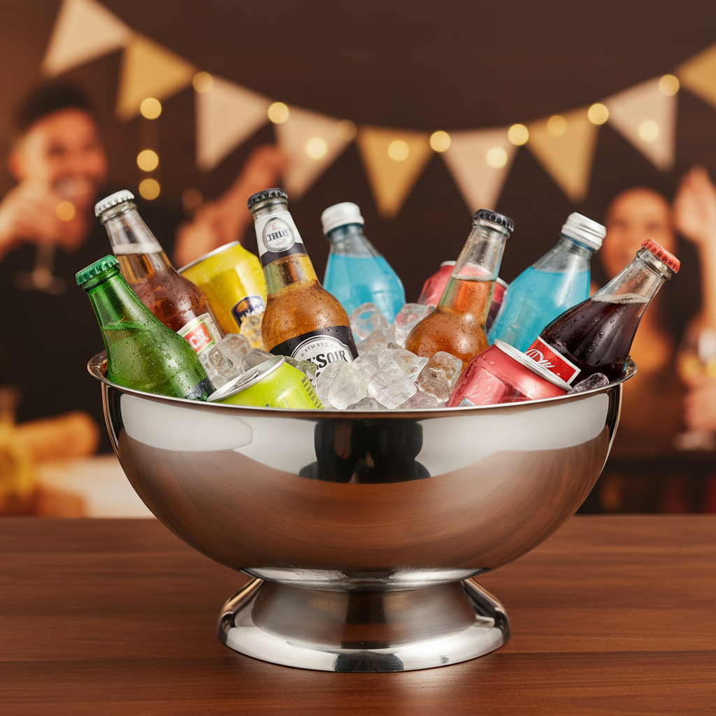 Champagne Bowl | Stainless Steel | Double Wall 