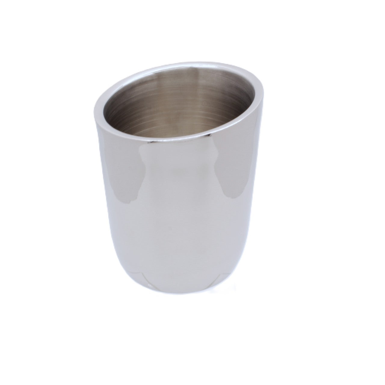 Slant Ice Bucket | Double wall | Stainless Steel | Mirror Finish