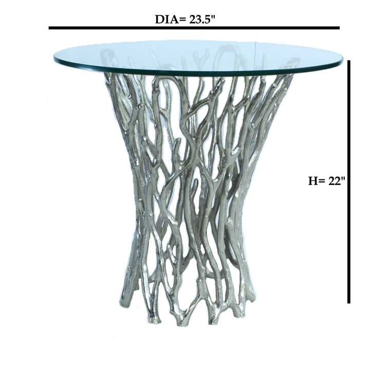 End Table | Silver color | 310029
