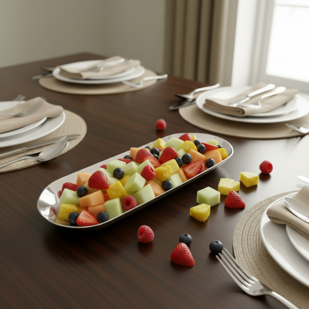 Oval Servingware | Stainless Steel | Double Wall