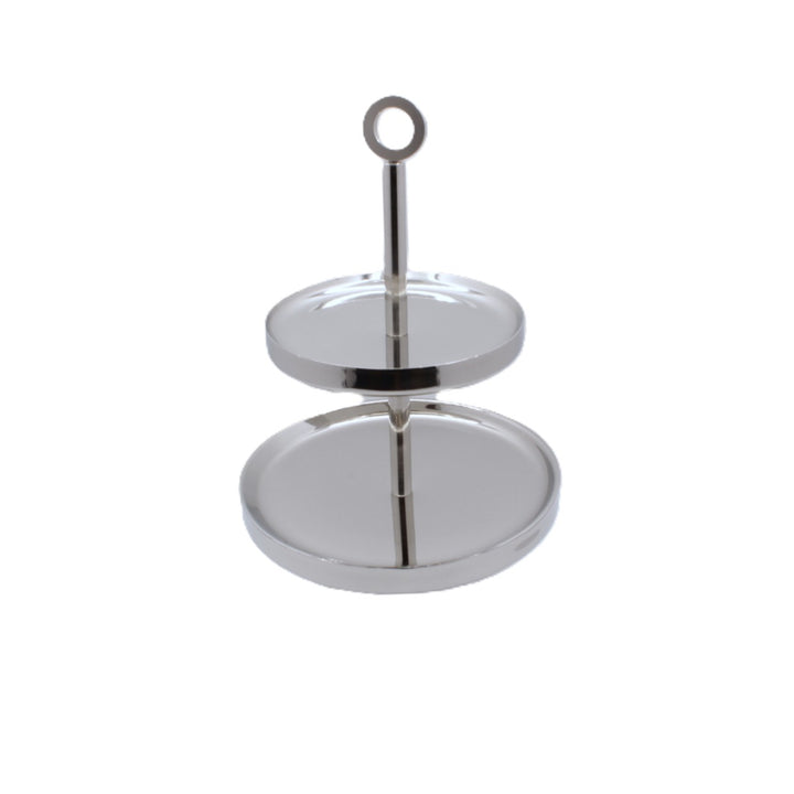 Cake Stand 2 Levels | Stainless Steel | Double Wall 