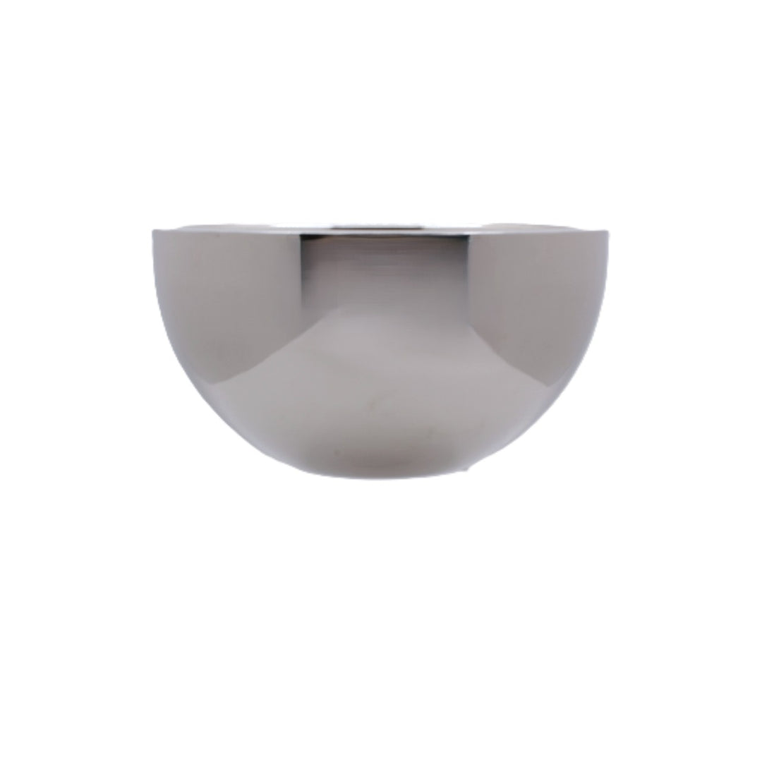 Round Bowl | Double Wall | Stainless Steel | Ice Pattern