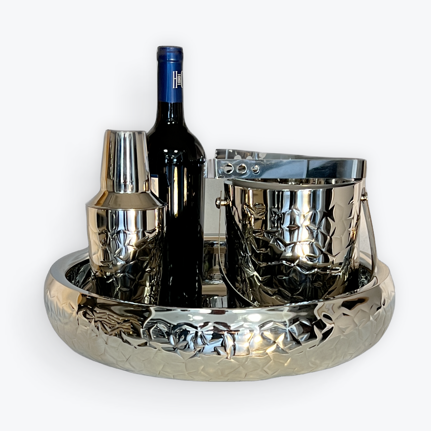 Ice Bucket with Tong | Double Wall | Stainless Steel