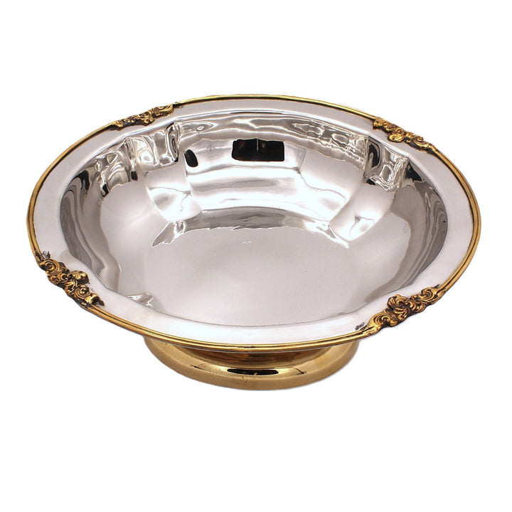 Oval Server | Two Tone | Stainless Steel &amp; Brass
