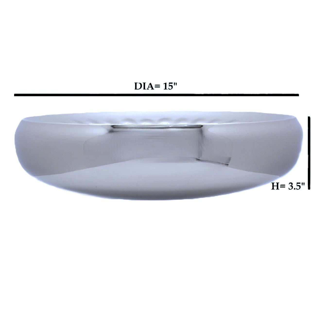 Shallow Servingware | Double Wall | Stainless Steel