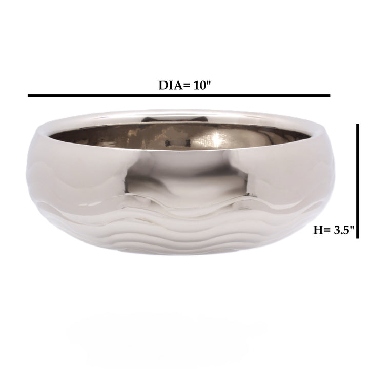 Round Serving Bowl | Double Wall | Stainless Steel