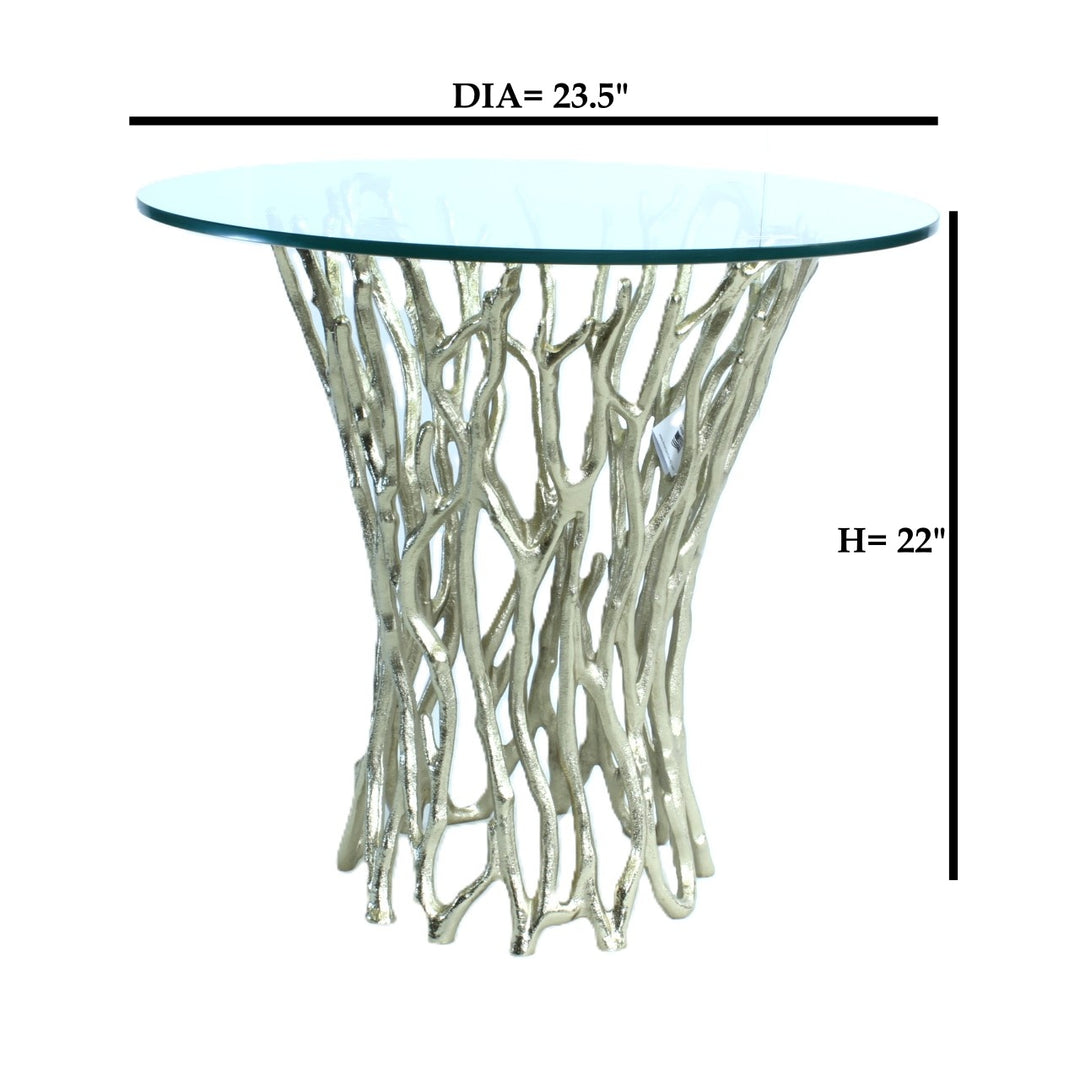 End Table | Gold Color | 310028