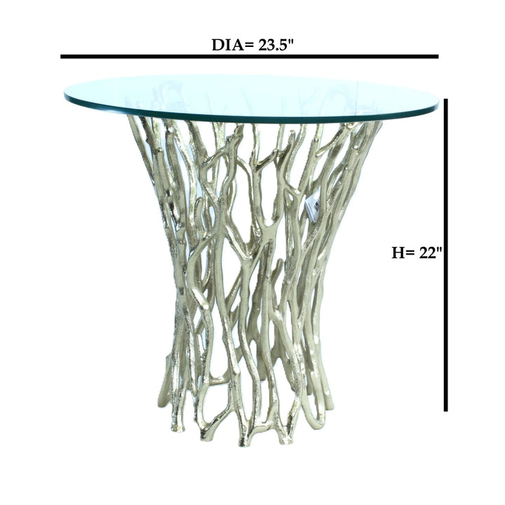 End Table | Gold Color | 310028