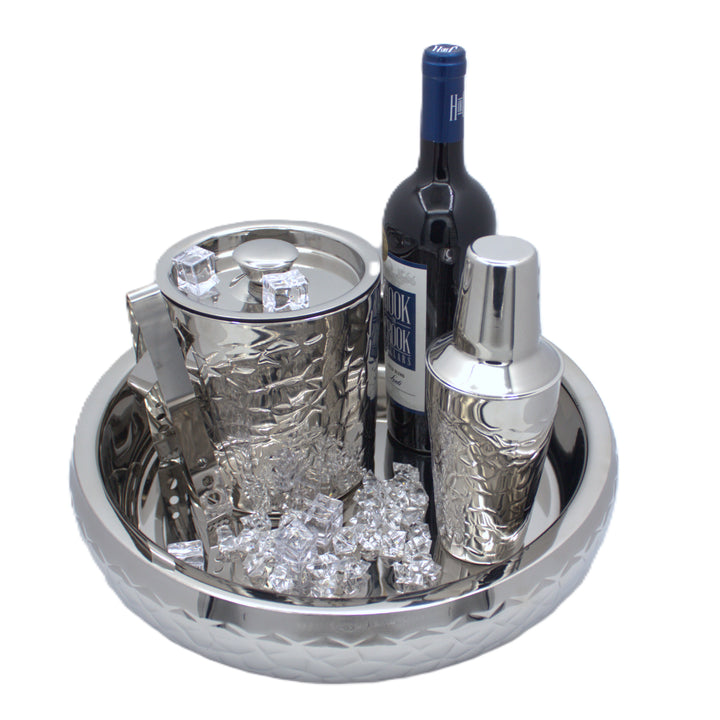 Shallow Belly Serving Bowl | Double Wall | Stainless Steel